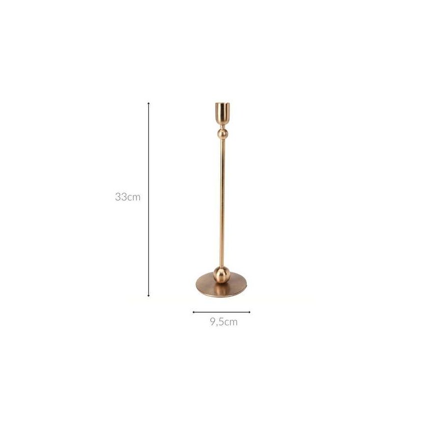 Home Styling Collection Classic Candle Holder for One Candle, 33 cm – 2