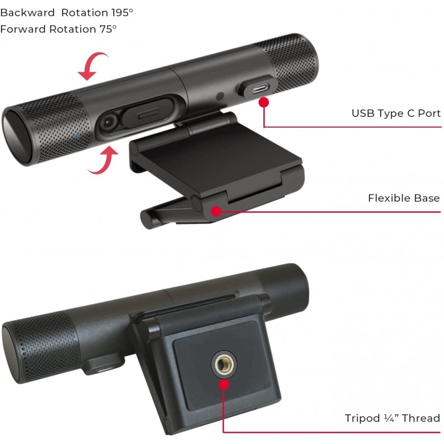 AVerMedia PW313D veebikaamera 5 MP 2592 x 1944 pikslit USB 2.0 Must – 5