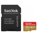 SanDisk Extreme PLUS 128 GB MicroSDXC Klasės 10 SanDisk Extreme PLUS 128 GB MicroSDXC Klasės 10