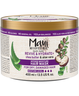 Маска для волос Johnson & Johnson MAUI Moisture с маслом свиностебельных деревьев, восстанавливающая и увлажняющая, 400 мл