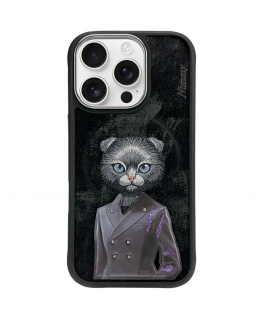 Nimmy Magneettinen muotikuori söpölle lemmikille MagSafe iPhone 16 Pro Max musta