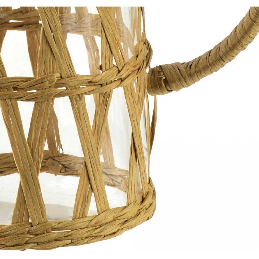Lumarko Mondex MODERNUS VIRTUVĒS stikla ąsotis 1,1 l 10 x 8 x 19,5 cm bohemiķu stila pinums – 3