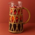 Lumarko Mondex MODERNUS VIRTUVĒS stikla ąsotis 1,1 l 10 x 8 x 19,5 cm bohemiķu stila pinums Lumarko Mondex MODERNUS VIRTUVĒS stikla ąsotis 1,1 l 10 x 8 x 19,5 cm bohemiķu stila pinums