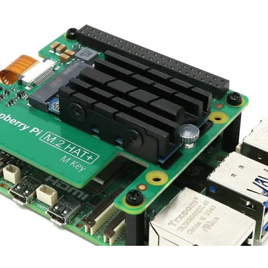 NVMe 2242 SSD jäähdytin, suunniteltu Raspberry Pi M.2 HAT+:lle - PiHut 106040 – 3