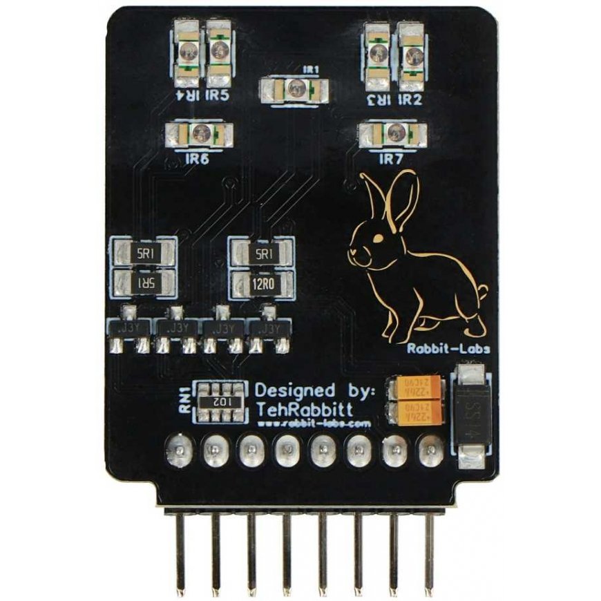 Lab401 IR Blaster - IR receiver with 7 LEDs, designed for Flipper Zero - Rabbit Labs – 3