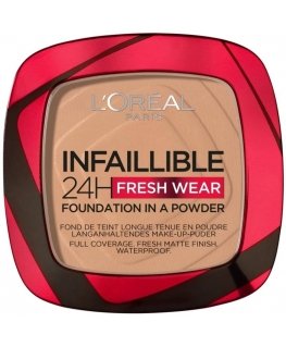 L'Oréal - Infaillible 24h Fresh Wear pudra fondas - 220 Smėlis