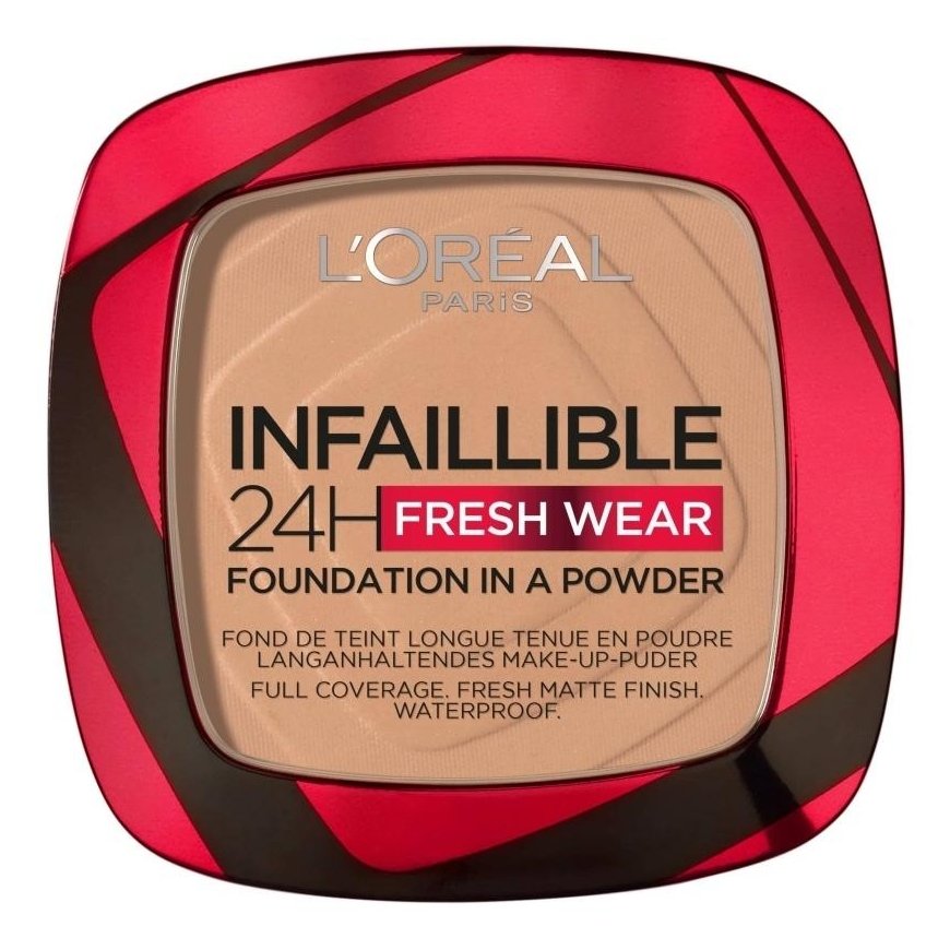 L'Oréal - Infaillible 24h värske kandmise puuderfondament - 220 Liiv