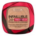 L'Oréal - Infaillible 24h Fresh Wear - Puuteri Meikkivoide - 220 Hiekka L'Oréal - Infaillible 24h Fresh Wear - Puuteri Meikkivoide - 220 Hiekka