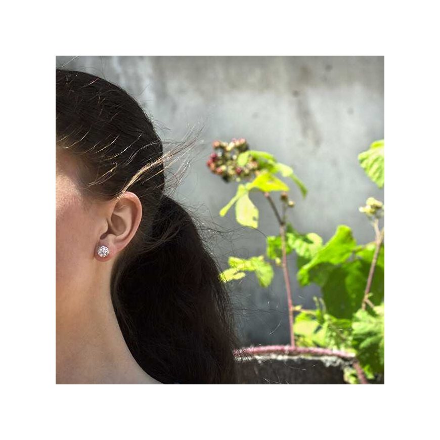 Серебряные блестящие серьги Beneto AGUP1470S – 2