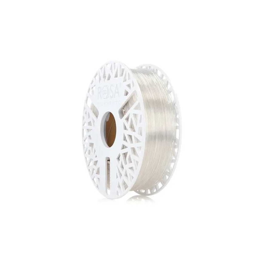 3D plastikas TPU 96A skaidrus 1.75mm 1kg Rosa3D