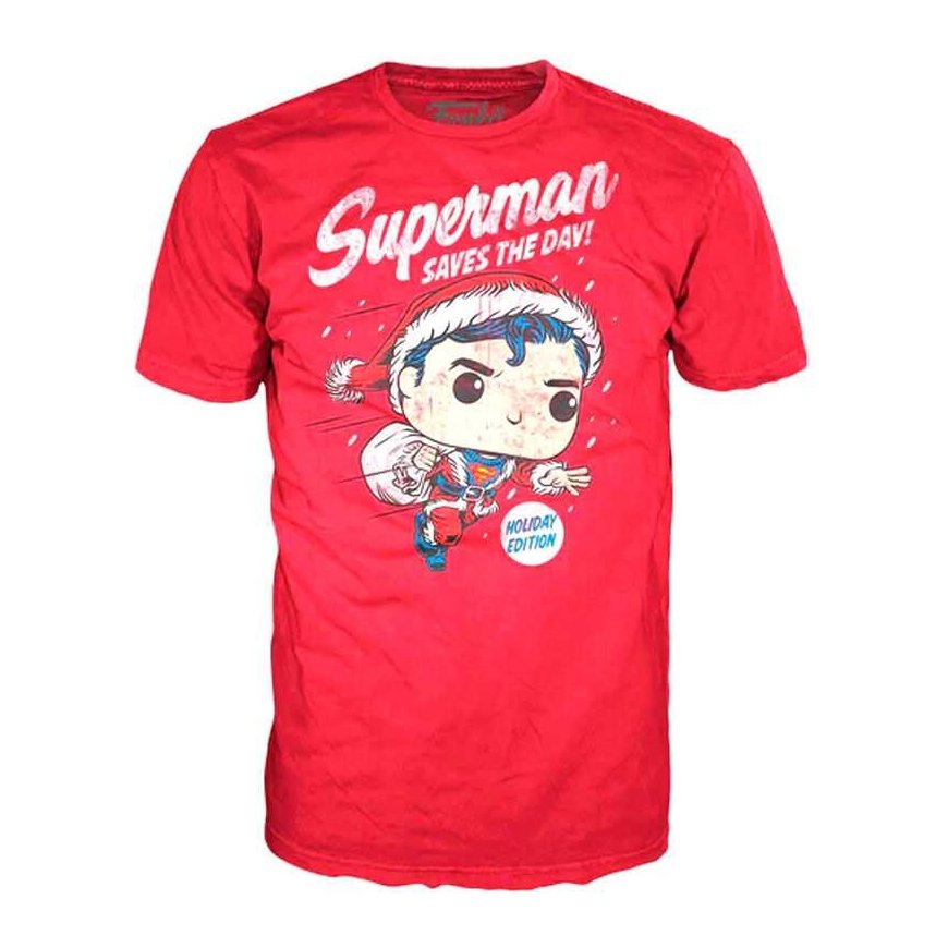 Фигурка Funko Set POP & Tee Back DC Comics Superman Exclusive Flocked – 5