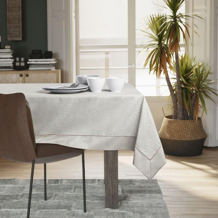 AmeliaHome TCLOTH/AH/GAIA/BRD/PPG/CREAM/140X280 – 3