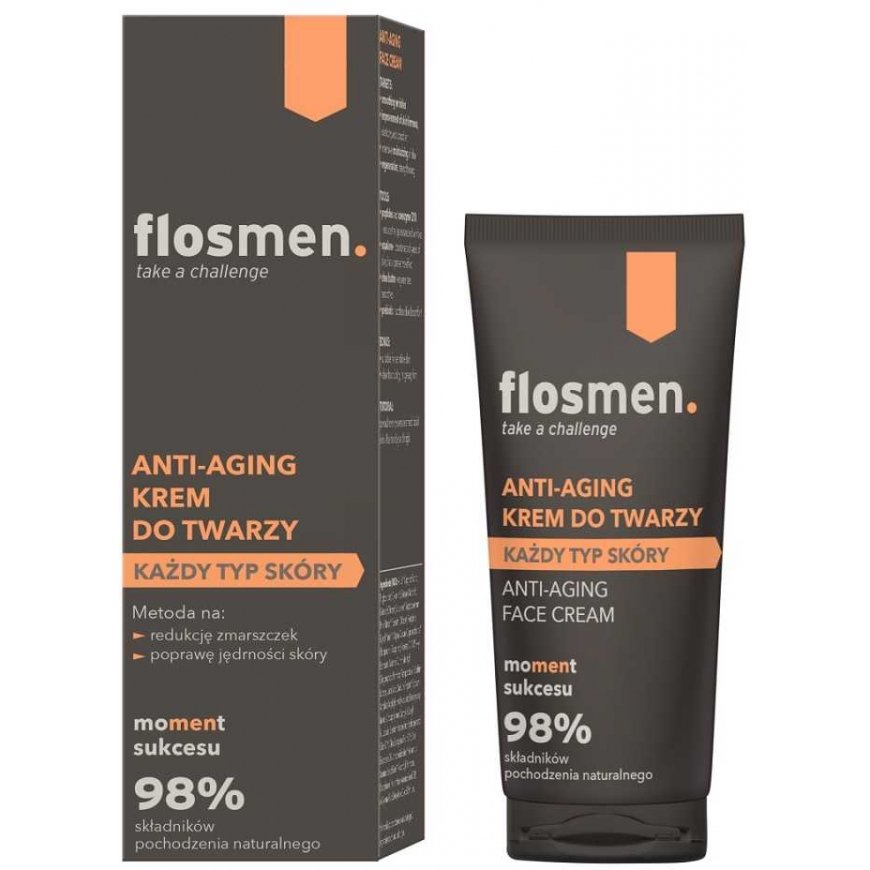 Floslek FLOSMEN näokreem vananemise vastu 50 ml