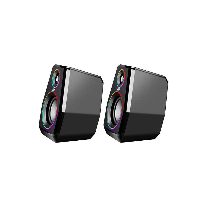 Kompiuterio kolonėlės Defender Solar 10 garsiakalbiai, 2.0, 10W, juodi, Bluetooth 5.3/AUX – 3