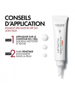 Vichy LIFTACTIV PIGMENT SPECIALIST B3 silmänympärysvoide SPF 50+ 15 ml