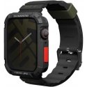 Skinarma apyrankē Shokku Apple Watch 45/44/42mm melnā krāsā Skinarma apyrankē Shokku Apple Watch 45/44/42mm melnā krāsā