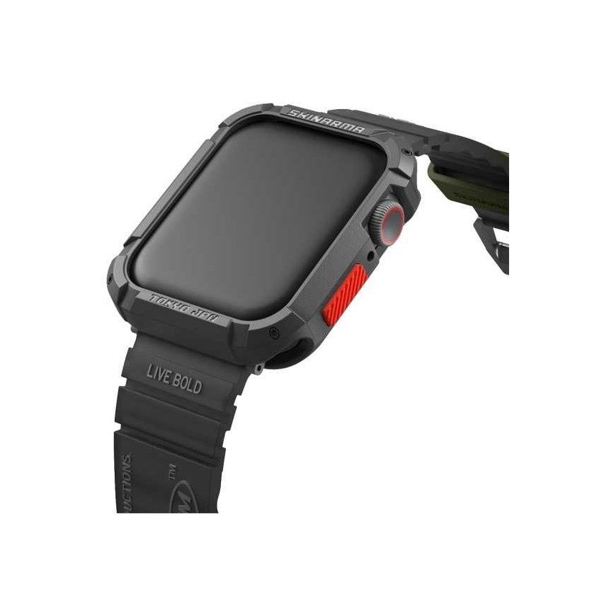 Skinarma apyrankė Shokku Apple Watch 45/44/42mm juodos spalvos – 3