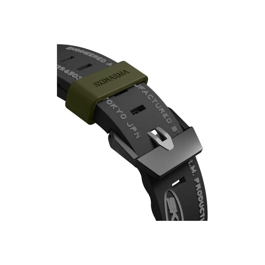 Skinarma käevõru Shokku Apple Watch 45/44/42mm musta värvi – 4