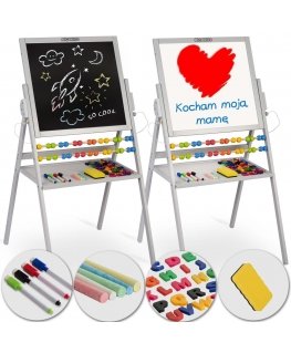 Ricokids magneettinen taulu Rotary – harmaa