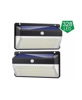 Wall lamp Kinkiet Viking outdoor solar LED lamp M328 with motion sensor