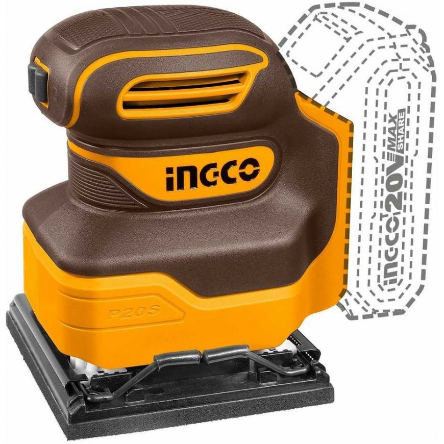 Ingco CSHSLI2014 cordless vibratory grinder without battery and charger
