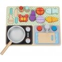 Tooky Toys TOOKY TOY puinen keittiö tarvikkeineen - pienen kokin setti Tooky Toys TOOKY TOY puinen keittiö tarvikkeineen - pienen kokin setti