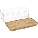 5five Simply Smart Bamboo ESKE birių produktų konteineris, išilginis su bambukiniu dangteliu, 1L 5five Simply Smart Bamboo ESKE birių produktų konteineris, išilginis su bambukiniu dangteliu, 1L