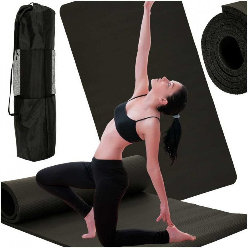 Icon Games training mat thick 185x80x1.5 cm black – 2