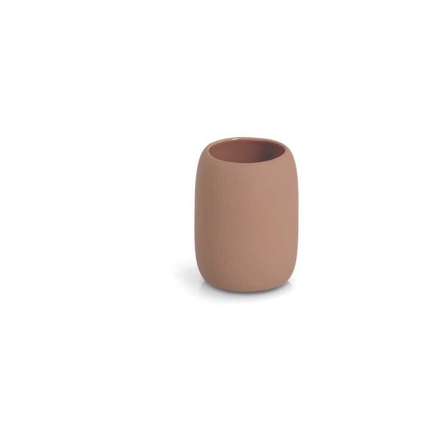 Zeller BRASS TONE toothbrush holder, Ø 8.4 cm – 3