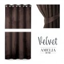 AmeliaHome CURT/AH/VELVET/EYELETS/D.BROWN/140X245/1PC AmeliaHome CURT/AH/VELVET/EYELETS/D.BROWN/140X245/1PC
