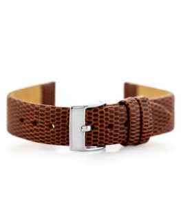 Pacific W107 leather watch strap - brown/16 mm