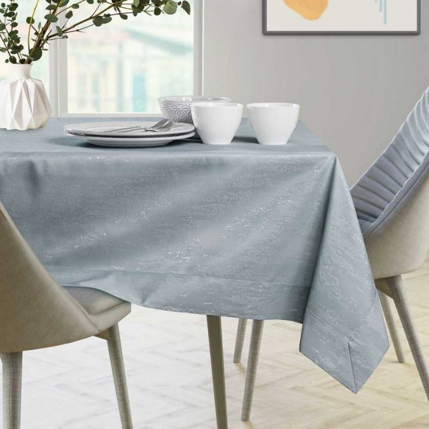 Staltiesē Vesta pelēka presēta moderna 60x60 AmeliaHome – 2