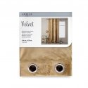 Night curtain with rings AmeliaHome VELVET 140X270 cm, 1 pc., color: mustard Night curtain with rings AmeliaHome VELVET 140X270 cm, 1 pc., color: mustard