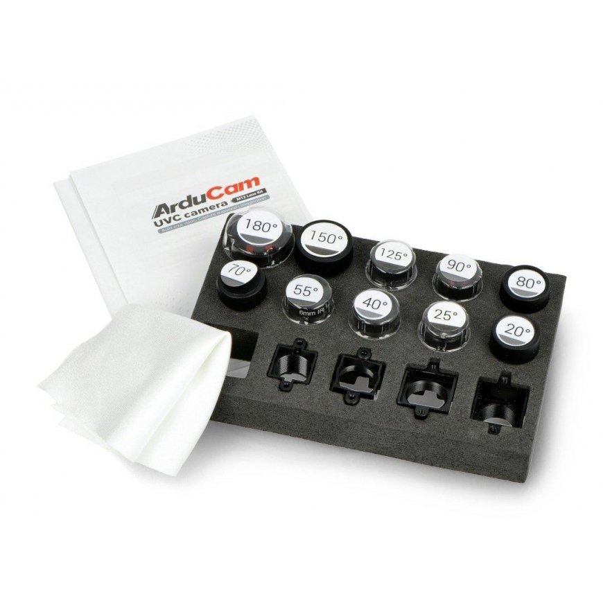 M12 lens set for Arducam USB camera - 10 pcs - Arducam LK005 – 2
