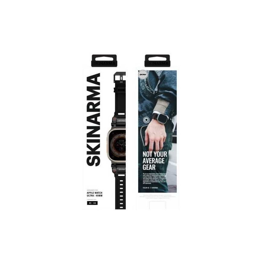 Skinarma apyrankē Titon Apple Watch Ultra 49mm melnā krāsā – 3