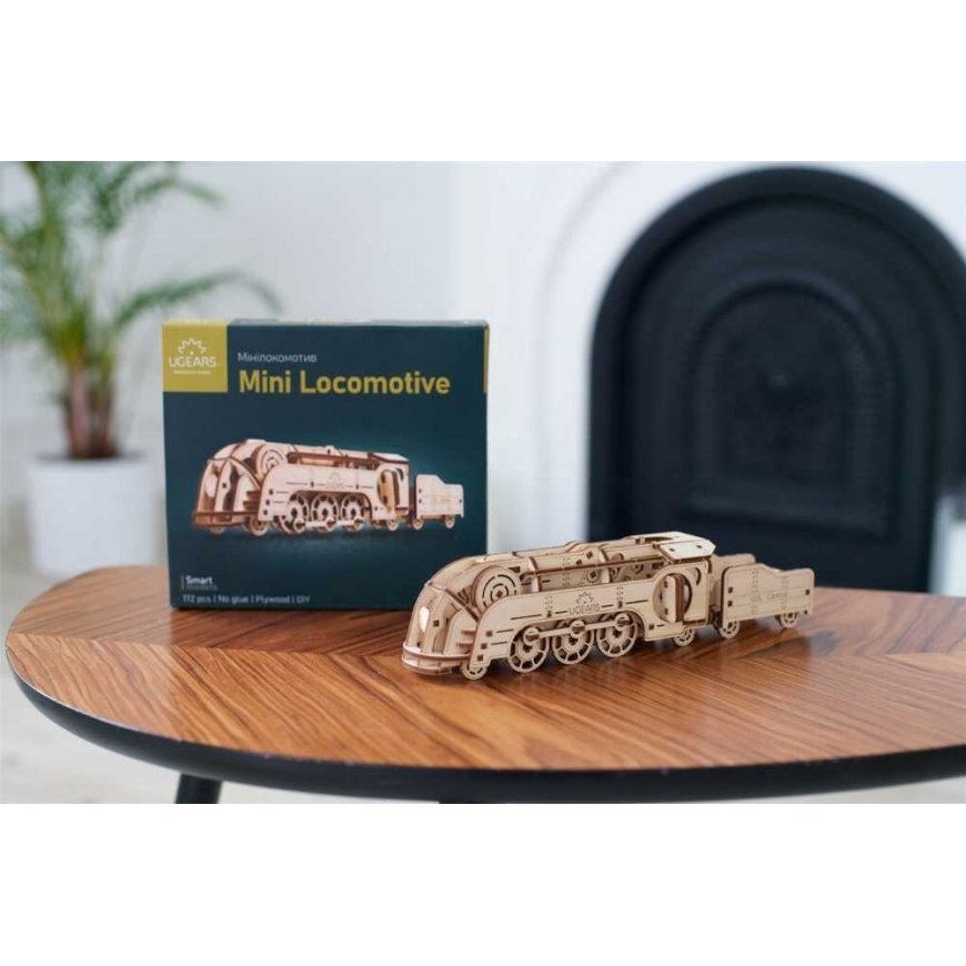 Wooden Constructor UGEARS Mini Locomotive – 2