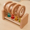 MASTERKIDZ wooden magnifying glass set with container