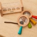 MASTERKIDZ wooden magnifying glass set with container