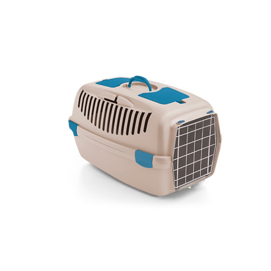 Stefanplast Transportimise puuri Gulliver 3 metalluste jaotusega 61x40x38cm valge travertiini värviga