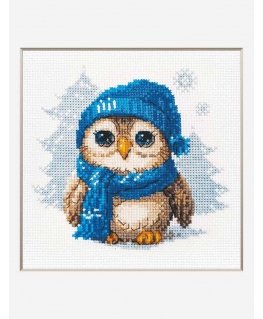 UAB Riolis Cross Stitch Kit "Dear Owl" 15x15 cm SRA1019