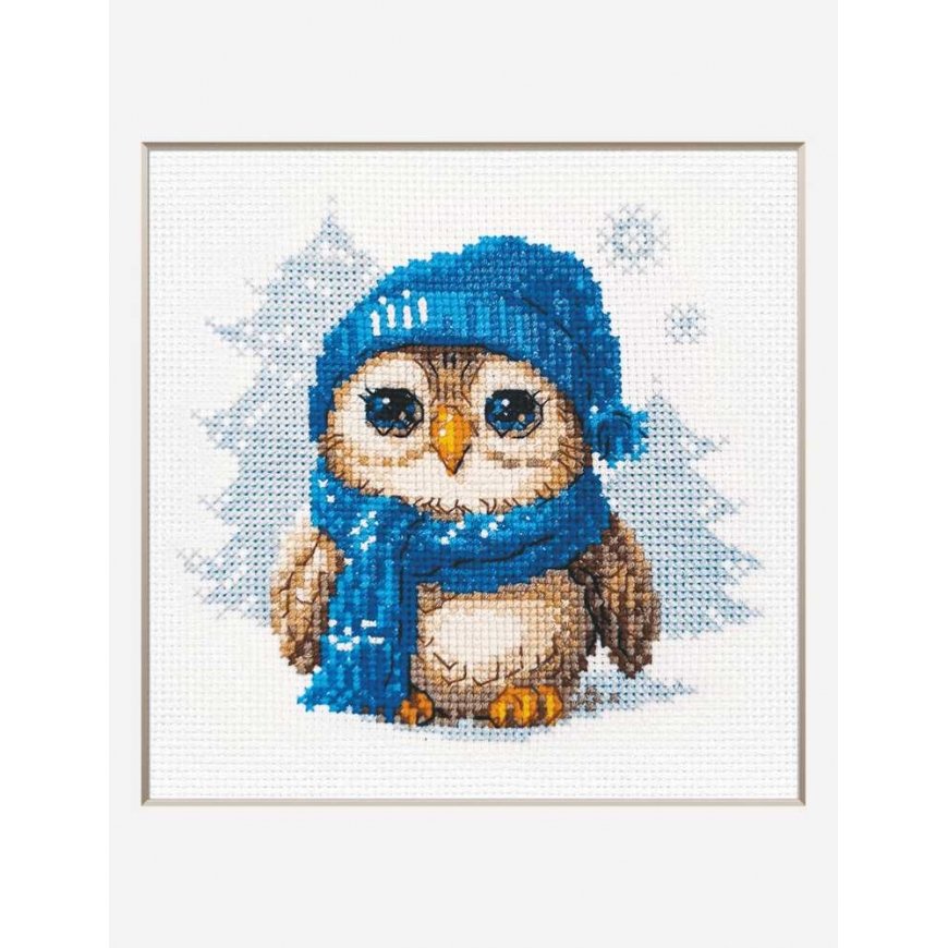 UAB Riolis Cross Stitch Kit "Dear Owl" 15x15 cm SRA1019