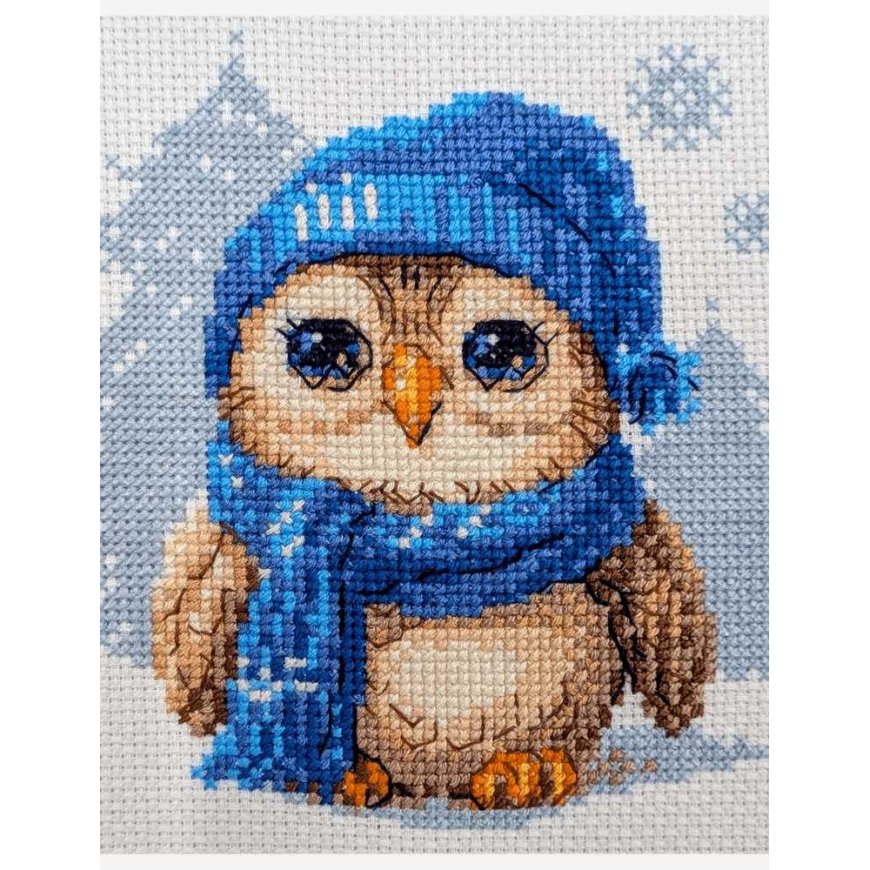 UAB Riolis Cross Stitch Kit "Dear Owl" 15x15 cm SRA1019 – 2