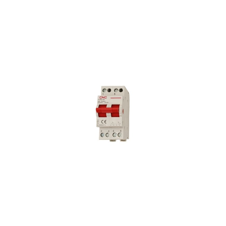 Modular switch CNC YCBZ-40, 2P, 40A, 1-0-2 – 2