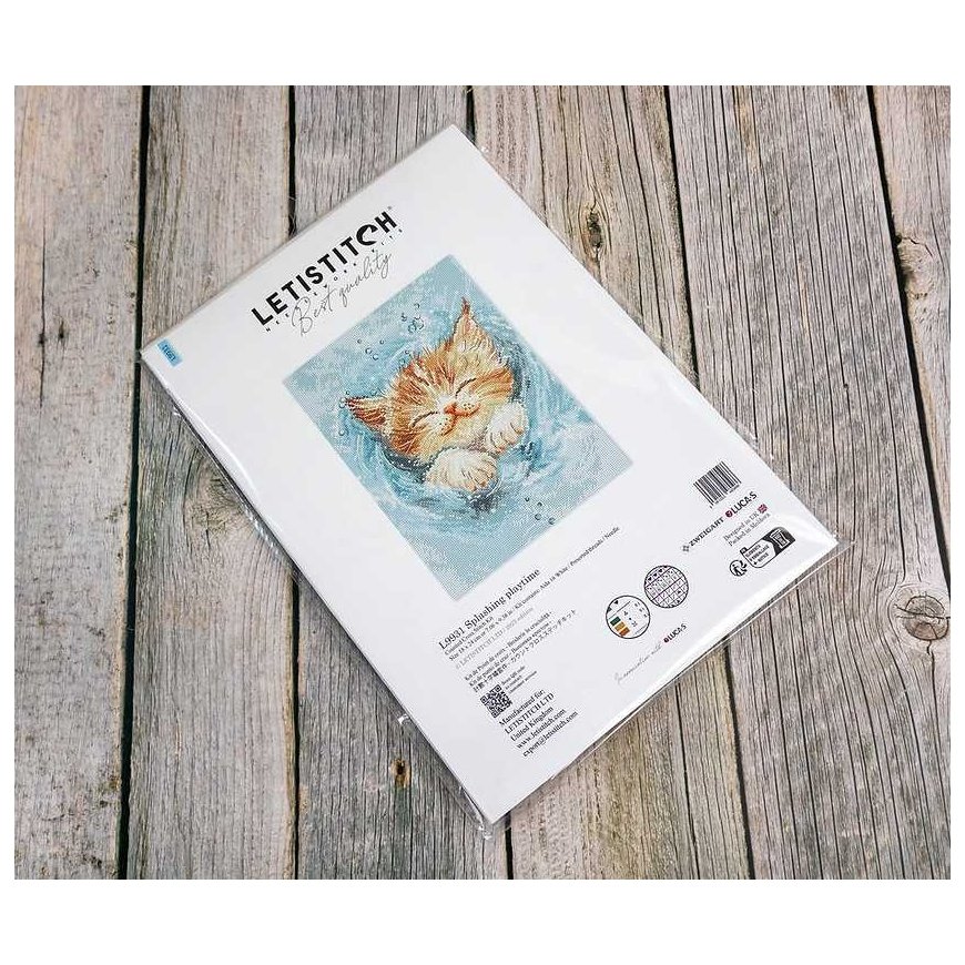 Набор для вышивания крестиком "Время играть" 18x24 см SLETIL9931