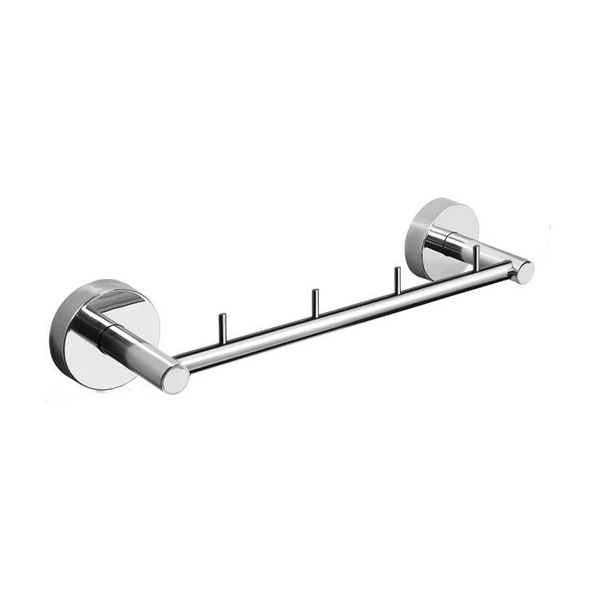 Вешалка для полотенец Kapitan UNO 12 04, хром