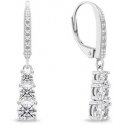 Brilio Silver Luxurious silver earrings with clear zirconia EA1012W Brilio Silver Luxurious silver earrings with clear zirconia EA1012W
