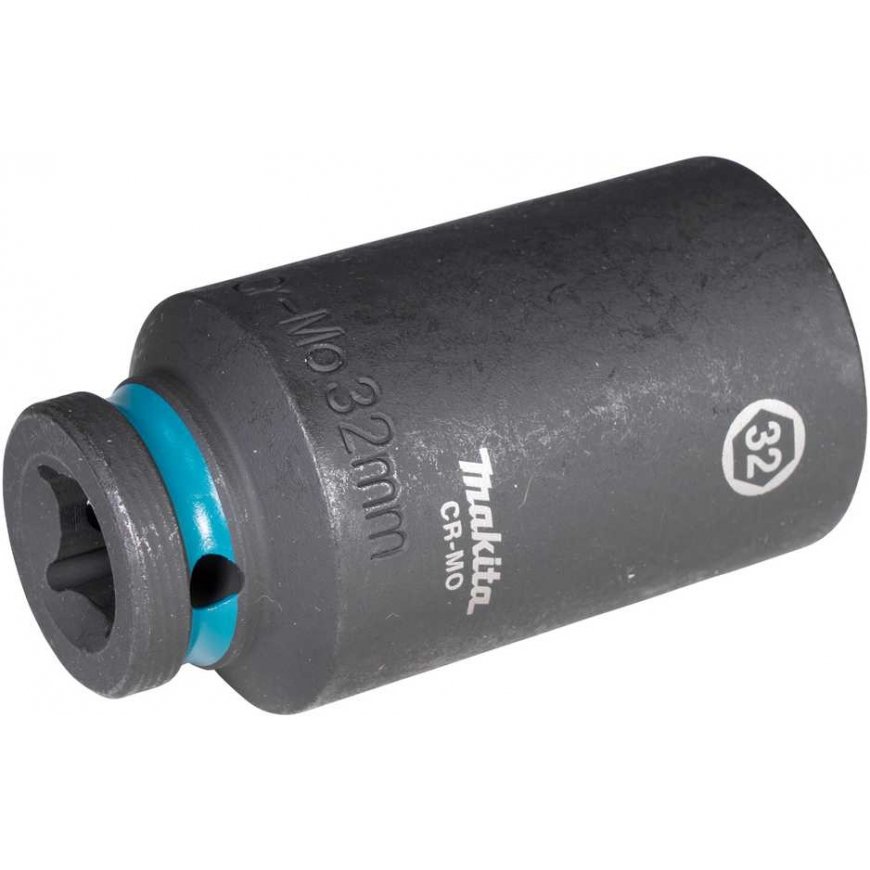 Makita E-16558 Impact Socket 32-81.5MM 1/2" Black