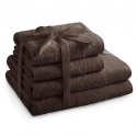 AmeliaHome Towel/AH/AMARI/BRO/SET2*70x140+2*50x100 AmeliaHome Towel/AH/AMARI/BRO/SET2*70x140+2*50x100
