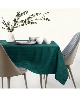 AmeliaHome TCLOTH/AH/VESTA/BRD/BOTTLEGREEN/130X180