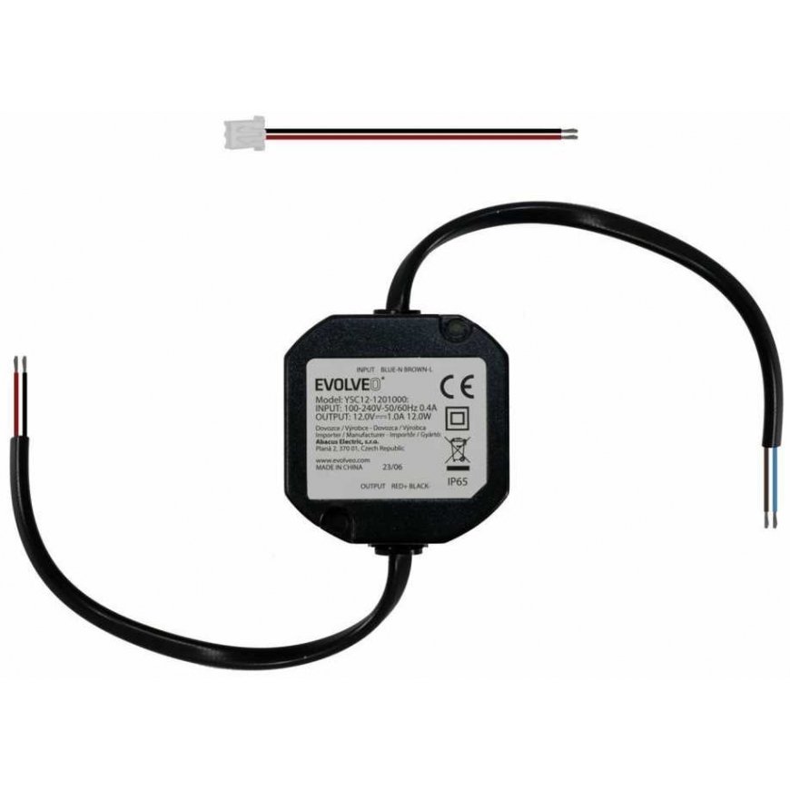 EVOLVEO DoorPhone AHD7, adapter montaažikarpile 12V 1A